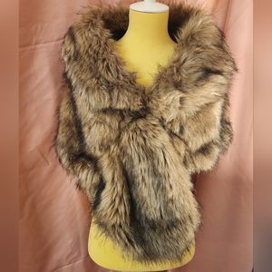 Faux Mink Wrap